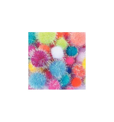 SAC 200 POMPONS IRISES ASS