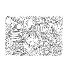 LOT 5 COLORIAGE GEANT POISSON 2