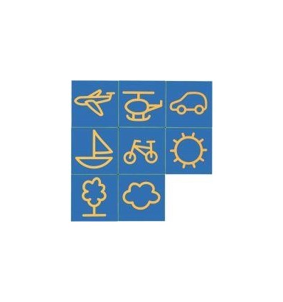 CRT 8PLAQUE SENSORIELLE VOYAGE