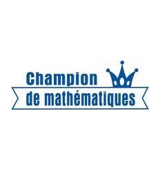 TAMPON CHAMPION DE MATHEMATIQ