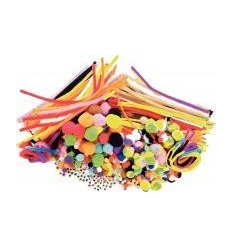 PACK ECO CHENILLE/POMPONS ASS 2