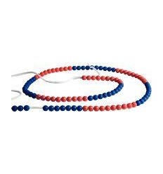CHAINETTE 100 BOULES RGE/BLEU 2