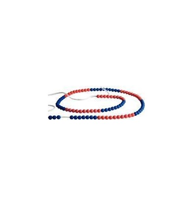 CHAINETTE 100 BOULES RGE/BLEU