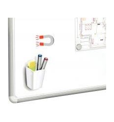 POT CRAYON MAGNETIQUE BLANC