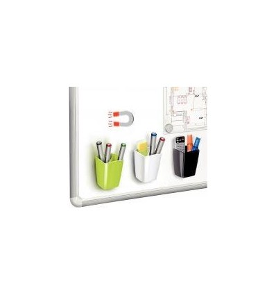 POT CRAYON MAGNETIQUE BLANC