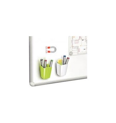 POT CRAYON MAGNETIQUE BLANC