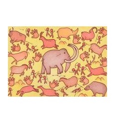 RL FRESQUE A COLORIER PREHISTO