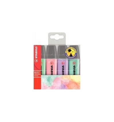 POCH 4 SURLIGNEUR BOSS PASTEL