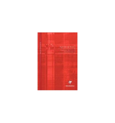 Agenda de bord non millésimé, 144 pages, format A4 : 21x29,7 cm