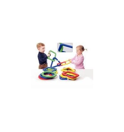 LOT 16 CHAINONS XXL PLASTIQUE