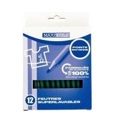 POCH 12FEUTRES MAJU PM VERT F 2