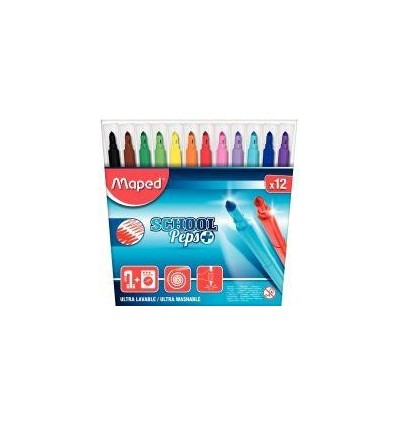 POCH12 FEUTRE SCHOOL PEPS PL