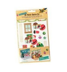 LOT 2 CARTES POP-UP 3D NOEL