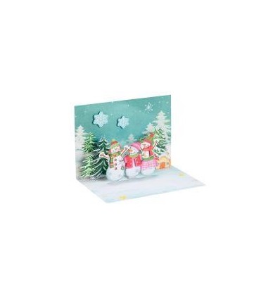 LOT 2 CARTES POP-UP 3D NOEL