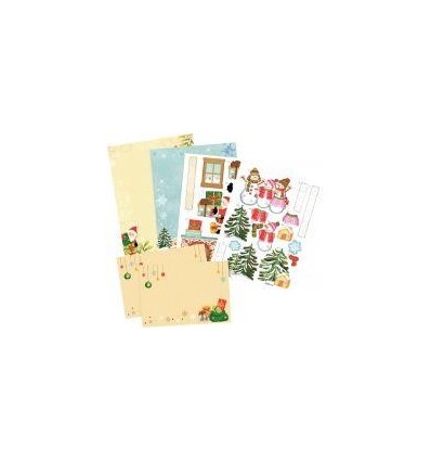 LOT 2 CARTES POP-UP 3D NOEL