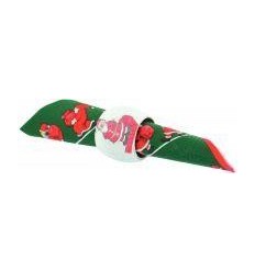 LOT 10 ROND SERVIETT BOMBED4CM