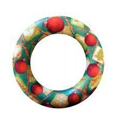 LOT 10 COURONNE STYROPOR D25CM 2