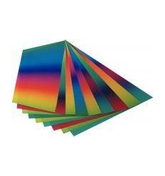 POCH 10F PAP ARC EN CIEL 22X32 2