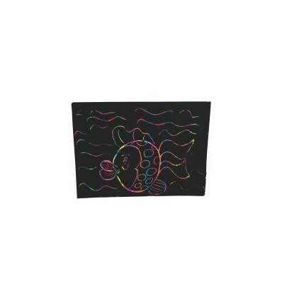 POT 125ML GOUACH A GRATTER NOI