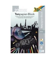 BLOC 20F PAPIER NOIR  A4  130G 2