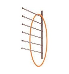 RANGE CERCEAUX 6 BRAS H. 61CM