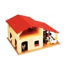 FERME EN BOIS 55X44X32CM