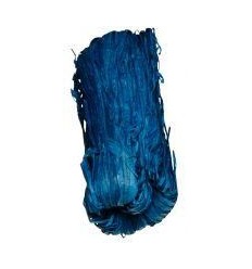 PELOTE 50G RAPHIA VEGETAL BLEU