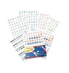 BL 320 GOMMETTE ALPHABET MAJU
