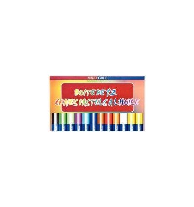 BTE 12 CRAIE PASTEL HUILE MAJU