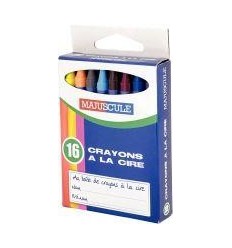 BTE16 CRAYON CIRE MAJU 9CM ASS