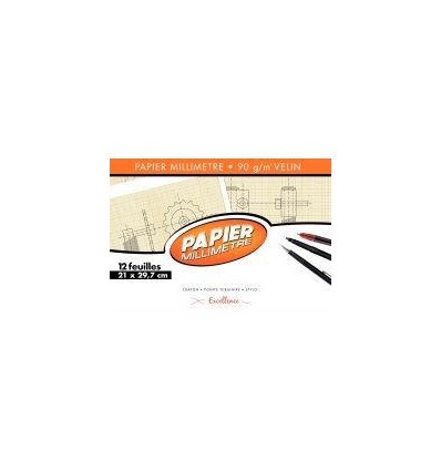 POCH 12F PAPIER MM A4 90G EXCE