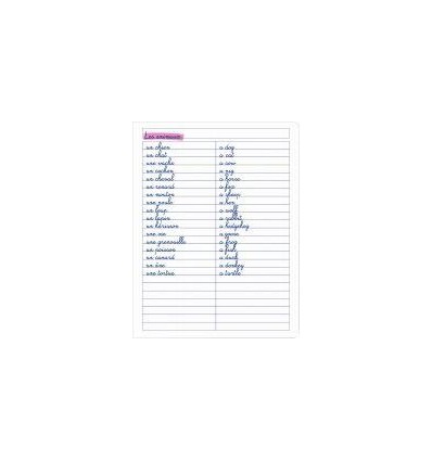 CARNET VOCABULAIR PP 96P 17X22