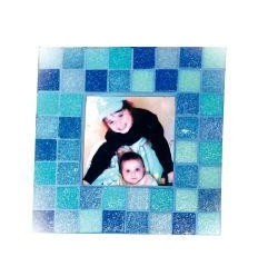 SEAU 1L MOSAIQUE PANACHE BLEU