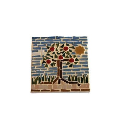 SEAU 1L MOSAIQUE PANACHE BLEU