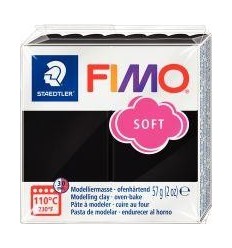 PAIN 57G FIMO SOFT NOIR