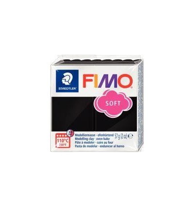 PAIN 57G FIMO SOFT NOIR
