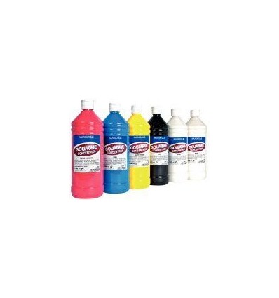 CRT 6 FL 1L GOUACHE MAJU ASS/1