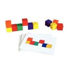 LOT  75CUBES GEOMETRIE+ FICHES