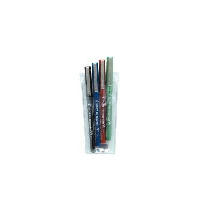 POCH 4 STYLO TUBUL BX-V7 ASS