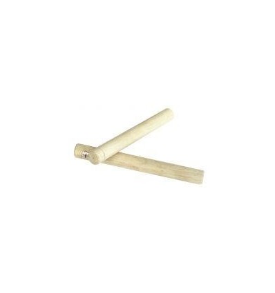 PAIRE DE CLAVES EN BOIS 18CM