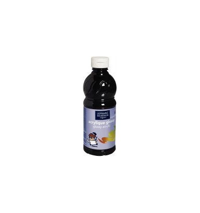 FL 500ML ACRYLIQ GLOSSY NOIR