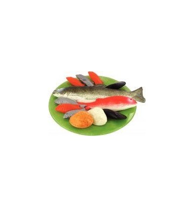 SAC 12 POISSONS PLASTIQUE ASS