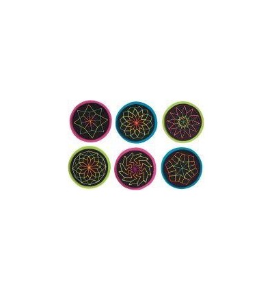 LOT 12 CARTE A BRODER MANDALA