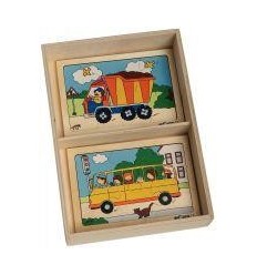 BTE 10 PUZZLE 6/8P VEHICULE AS