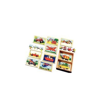 BTE 10 PUZZLE 6/8P VEHICULE AS