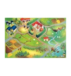 TAPIS 150X100CM LA FERME 2