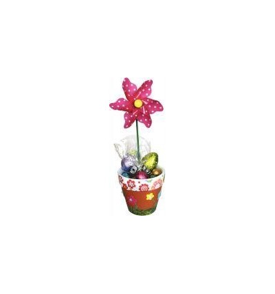 LOT 5 POT TERRE CUITE DIA9CM