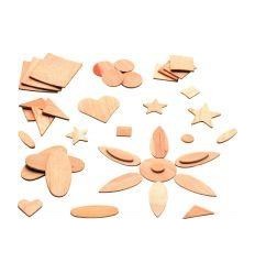 SACHET 100 FORMES BOIS ASSORTI