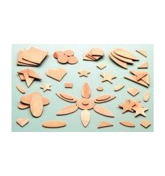 SACHET 100 FORMES BOIS ASSORTI 2