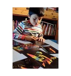 POCH 15F A GRATTER ARC EN CIEL 2